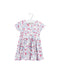 A White Short Sleeve Dresses from Petit Bateau in size 6-12M for girl. (Front View)