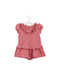 A Pink Short Sleeve Dresses from Janie & Jack in size 6-12M for girl. (Front View)