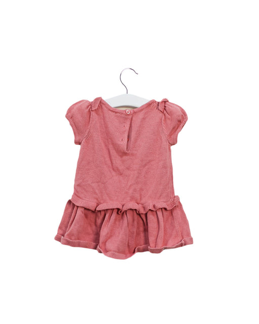 A Pink Short Sleeve Dresses from Janie & Jack in size 6-12M for girl. (Front View)