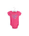 A Pink Short Sleeve Bodysuits from Calvin Klein in size 3-6M for girl. (Front View)