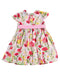 A Red Short Sleeve Dresses from Monsoon in size 6-12M for girl. (Back View)