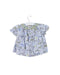 A Blue Short Sleeve Tops from Bonpoint in size 3-6M for girl. (Back View)