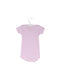 A Pink Short Sleeve Bodysuits from Petit Bateau in size 6-12M for girl. (Back View)