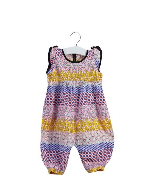 A Multicolour Sleeveless Jumpsuits from No Added Sugar in size 0-3M for girl. (Front View)