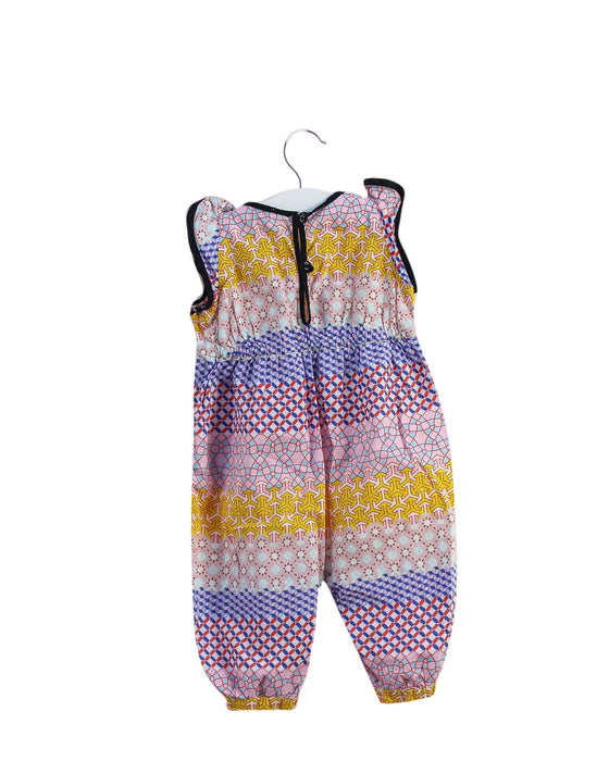 A Multicolour Sleeveless Jumpsuits from No Added Sugar in size 0-3M for girl. (Back View)