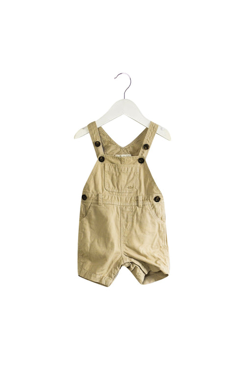 A Beige Overall Shorts from Marie Chantal in size 3-6M for neutral. (Front View)