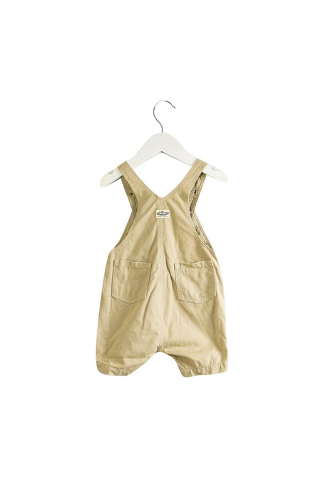 A Beige Overall Shorts from Marie Chantal in size 3-6M for neutral. (Back View)