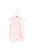 A Pink Sleeveless Rompers from Armani in size 3-6M for girl. (Back View)