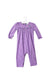 A Purple Long Sleeve Jumpsuits from Ralph Lauren in size 3-6M for girl. (Front View)