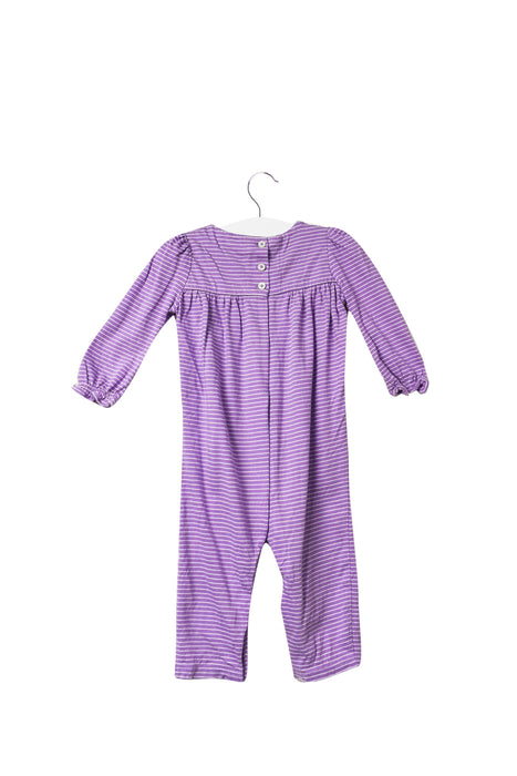 A Purple Long Sleeve Jumpsuits from Ralph Lauren in size 3-6M for girl. (Back View)