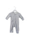 A Grey Long Sleeve Jumpsuits from Petit Bateau in size 3-6M for boy. (Front View)