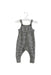 A Grey Long Overalls from Seed in size Newborn for neutral. (Back View)