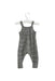 A Grey Long Overalls from Seed in size Newborn for neutral. (Front View)