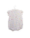 A White Short Sleeve Rompers from Ralph Lauren in size 3-6M for girl. (Front View)