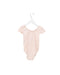 A Pink Short Sleeve Bodysuits from Seed in size 3T for girl. (Back View)