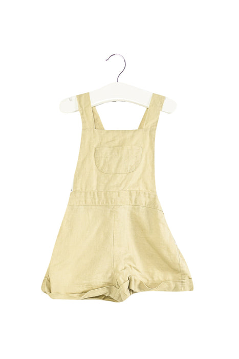 A Beige Overall Shorts from Aberdeen Petite in size 3-6M for neutral. (Front View)