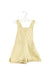 A Beige Overall Shorts from Aberdeen Petite in size 3-6M for neutral. (Front View)