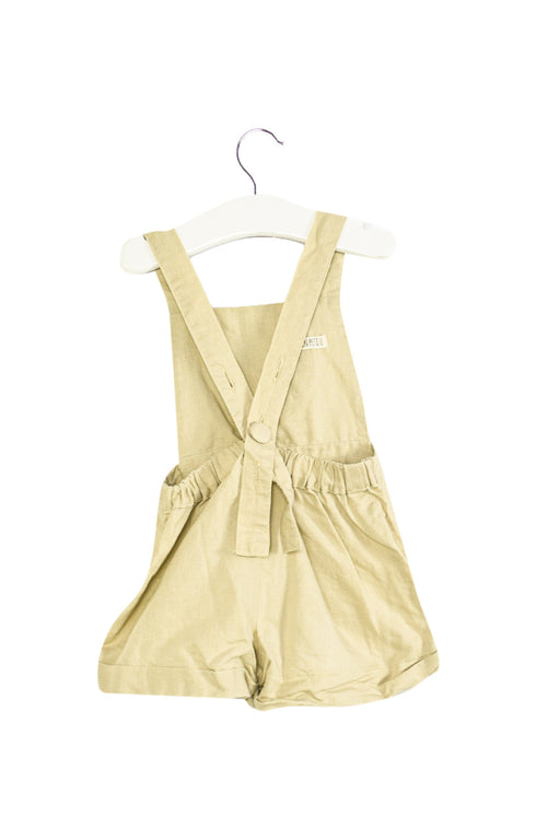 A Beige Overall Shorts from Aberdeen Petite in size 3-6M for neutral. (Front View)