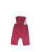 A Pink Sleeveless Jumpsuits from Jacadi in size 0-3M for girl. (Back View)