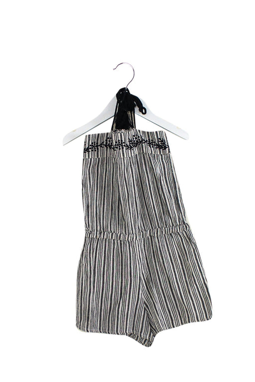 A Grey Sleeveless Rompers from Louis Louise in size 4T for girl. (Front View)