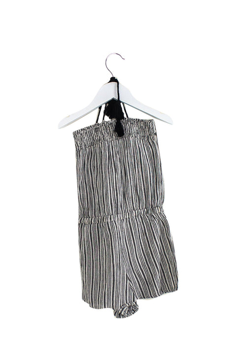 A Grey Sleeveless Rompers from Louis Louise in size 4T for girl. (Back View)