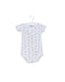 A White Short Sleeve Bodysuits from Chicco in size 3-6M for neutral. (Front View)