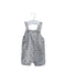 A Grey Sleeveless Rompers from Bout'Chou in size 0-3M for girl. (Back View)