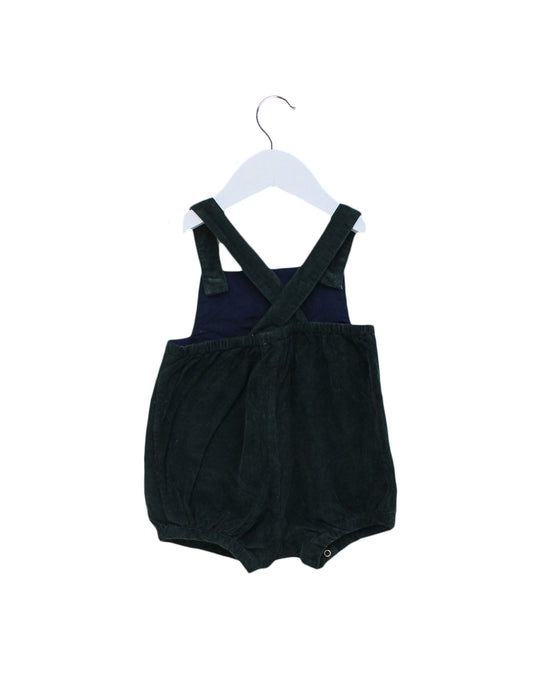 A Green Overall Shorts from Jacadi in size 6-12M for neutral. (Back View)