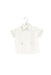 A White Shirts from Cashmirino in size 3-6M for boy. (Front View)