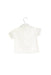 A White Shirts from Cashmirino in size 3-6M for boy. (Back View)