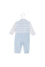 A Blue Long Sleeve Jumpsuits from Chickeeduck in size 6-12M for boy. (Back View)