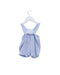 A Blue Overall Shorts from Absorba in size 3-6M for girl. (Back View)