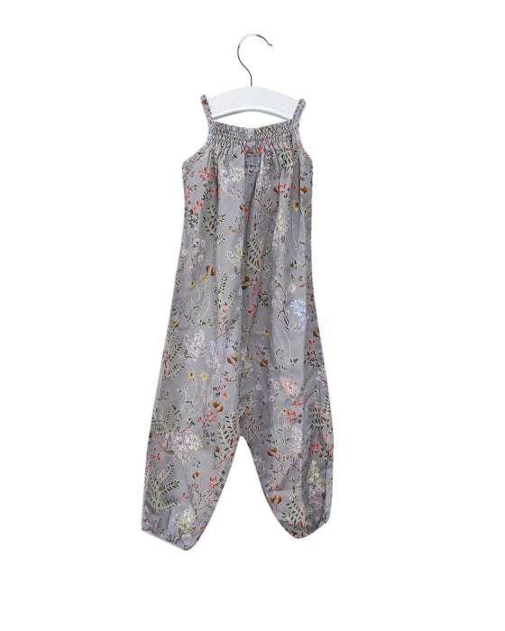 A Grey Sleeveless Jumpsuits from Christina Rohde in size 6-12M for girl. (Back View)