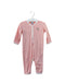 A Pink Long Sleeve Jumpsuits from Petit Bateau in size 6-12M for girl. (Front View)