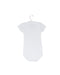 A White Short Sleeve Bodysuits from Petit Bateau in size 6-12M for girl. (Front View)