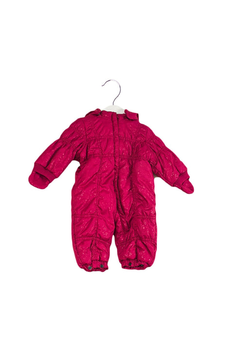 A Pink Long Sleeve Jumpsuits from Tom Tailor in size 0-3M for girl. (Front View)