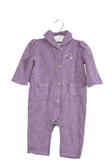 A Purple Long Sleeve Jumpsuits from Ralph Lauren in size 3-6M for girl. (Front View)
