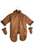 A Brown Long Sleeve Jumpsuits from Widgeon in size 0-3M for neutral. (Front View)