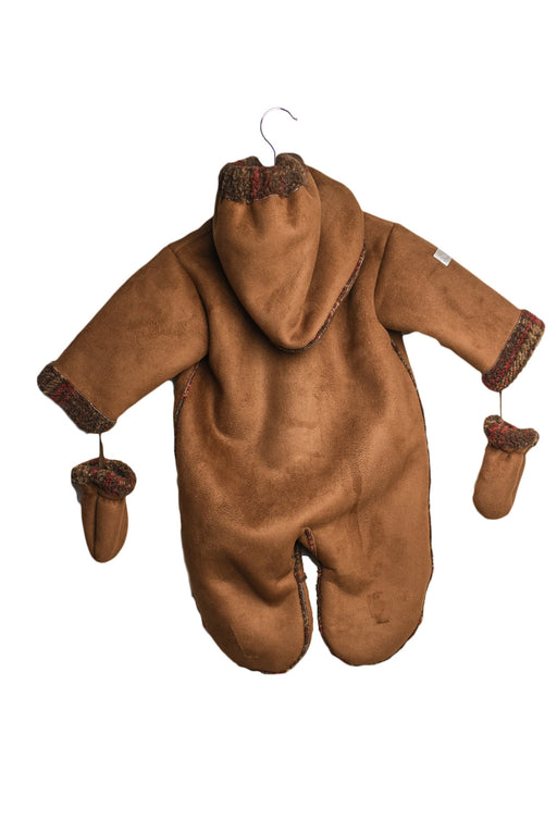 A Brown Long Sleeve Jumpsuits from Widgeon in size 0-3M for neutral. (Front View)