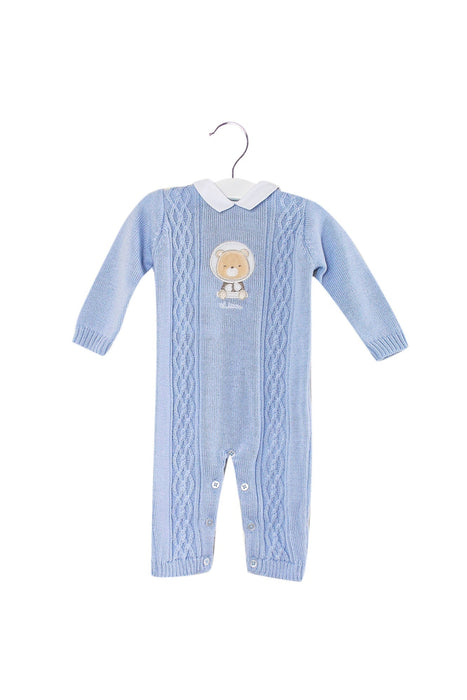 A Blue Long Sleeve Jumpsuits from Chicco in size 3-6M for boy. (Front View)
