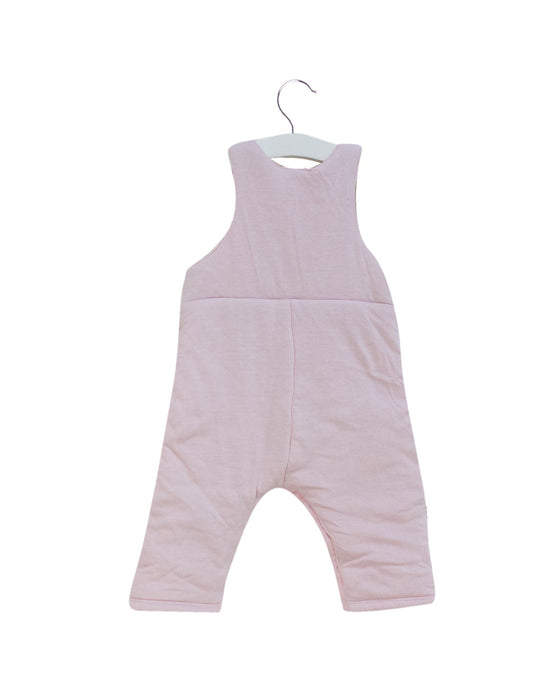 A Pink Sleeveless Jumpsuits from Acanthe in size 6-12M for girl. (Back View)