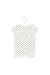 A White Short Sleeve Rompers from Seed in size 3-6M for girl. (Front View)