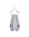 A Grey Sleeveless Rompers from Seed in size 6-12M for girl. (Front View)