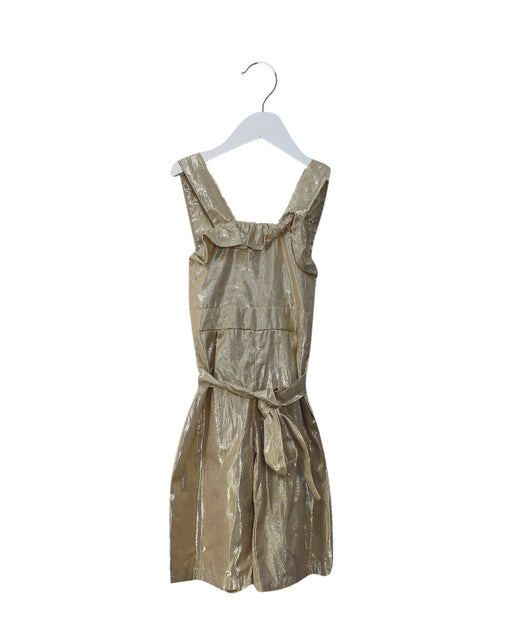 A Gold Sleeveless Jumpsuits from Seed in size 2T for girl. (Front View)