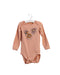 A Pink Long Sleeve Bodysuits from Soft Gallery in size 18-24M for girl. (Front View)