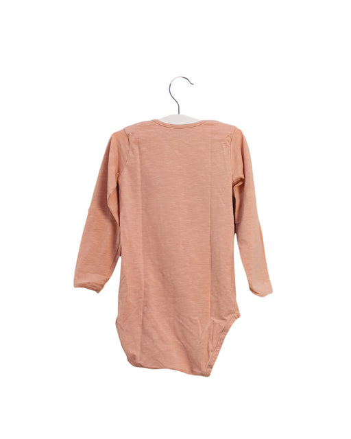 A Pink Long Sleeve Bodysuits from Soft Gallery in size 18-24M for girl. (Front View)