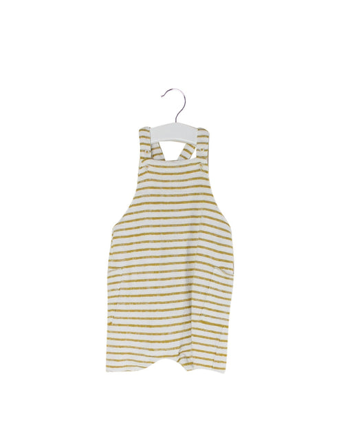 A  Overall Shorts from Bout'Chou in size 0-3M for neutral. (Front View)