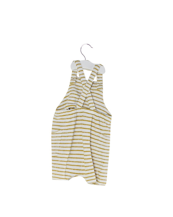 A  Overall Shorts from Bout'Chou in size 0-3M for neutral. (Back View)