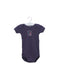 A Purple Short Sleeve Bodysuits from Petit Bateau in size 3-6M for girl. (Front View)