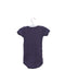A Purple Short Sleeve Bodysuits from Petit Bateau in size 3-6M for girl. (Back View)